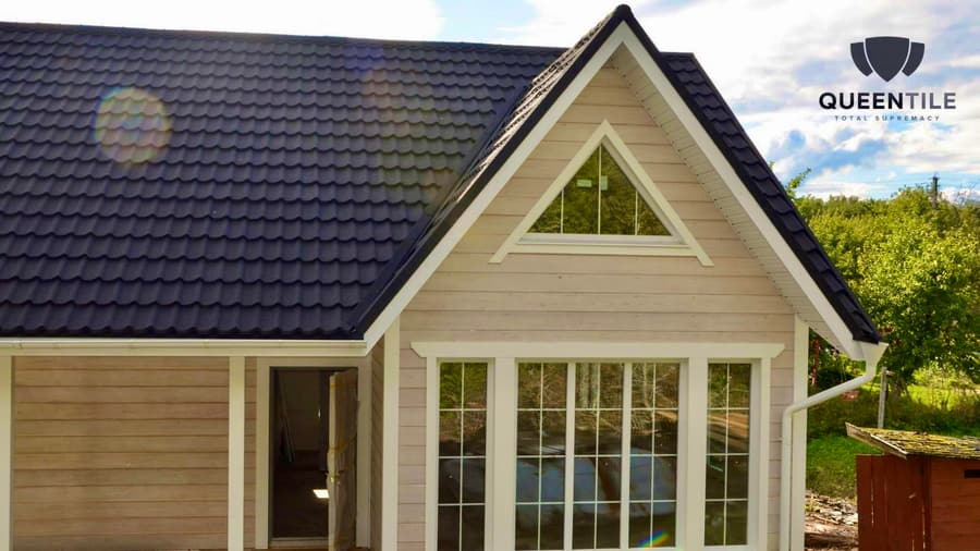 A roof finished in QUEENTILE STANDARD