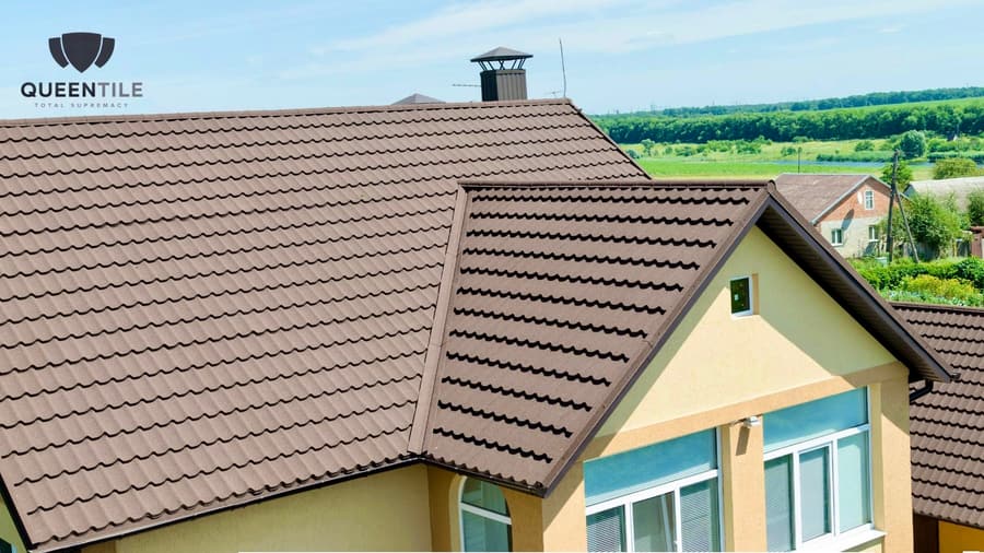 A roof finished in QUEENTILE STANDARD