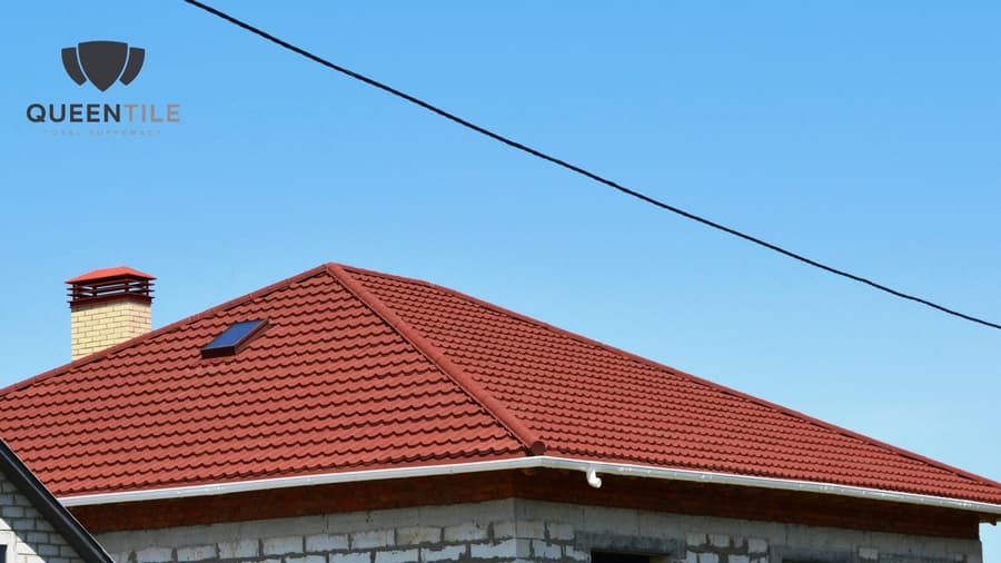 A roof finished in QUEENTILE STANDARD