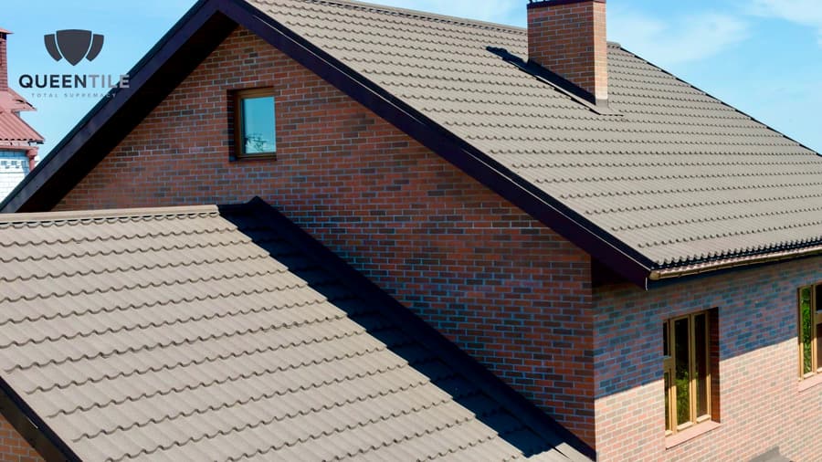 A roof finished in QUEENTILE STANDARD
