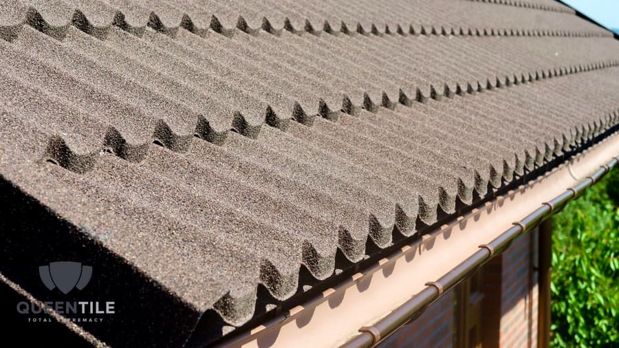 A roof finished in QUEENTILE STANDARD