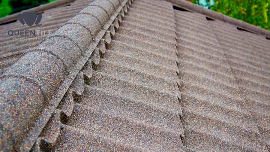 A roof finished in QUEENTILE STANDARD