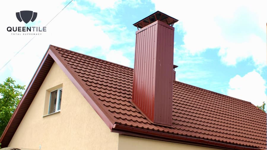 A roof finished in QUEENTILE STANDARD