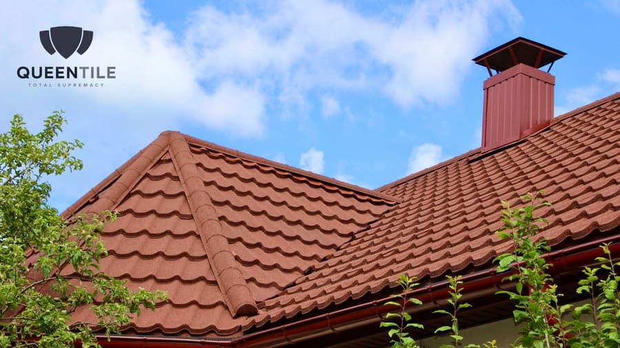 A roof finished in QUEENTILE STANDARD