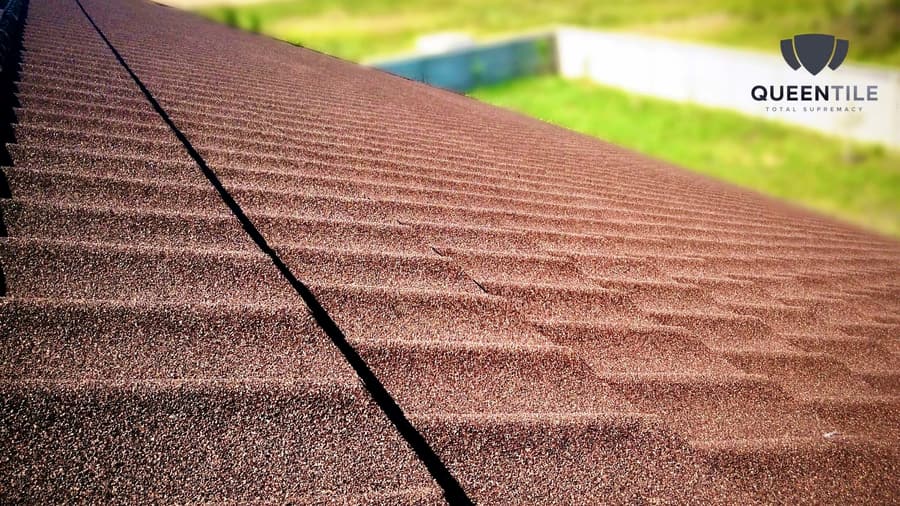 A roof finished in QUEENTILE STANDARD